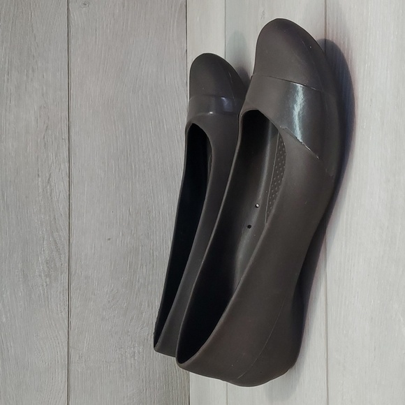 Crocs Women Comfort Round Toe Clogs Mary Jane Rubber Shoes sz 10 - Picture 2 of 13